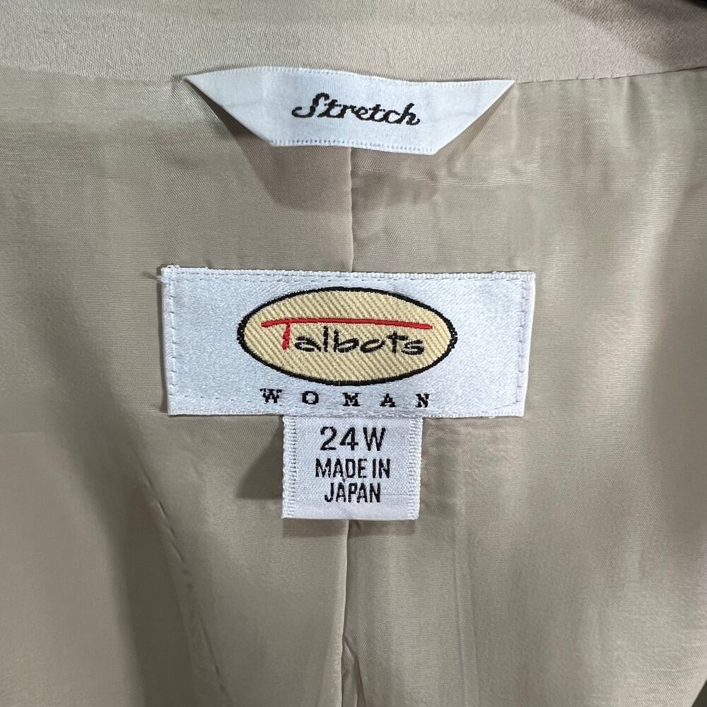 Talbots Woman’s Stretch Size 24w Button Detaik Sn… - image 2